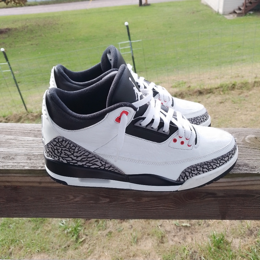 2013 White Infared Jordan 3 Men's Size 10.5